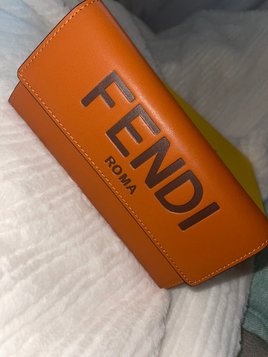 FF leather wallet