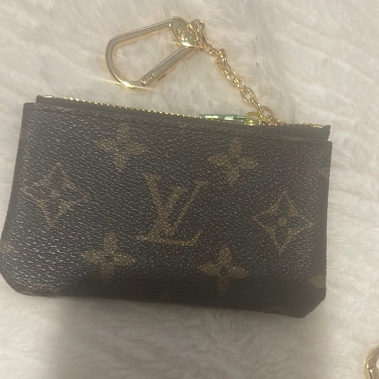 LV coin Purses w/ key hook