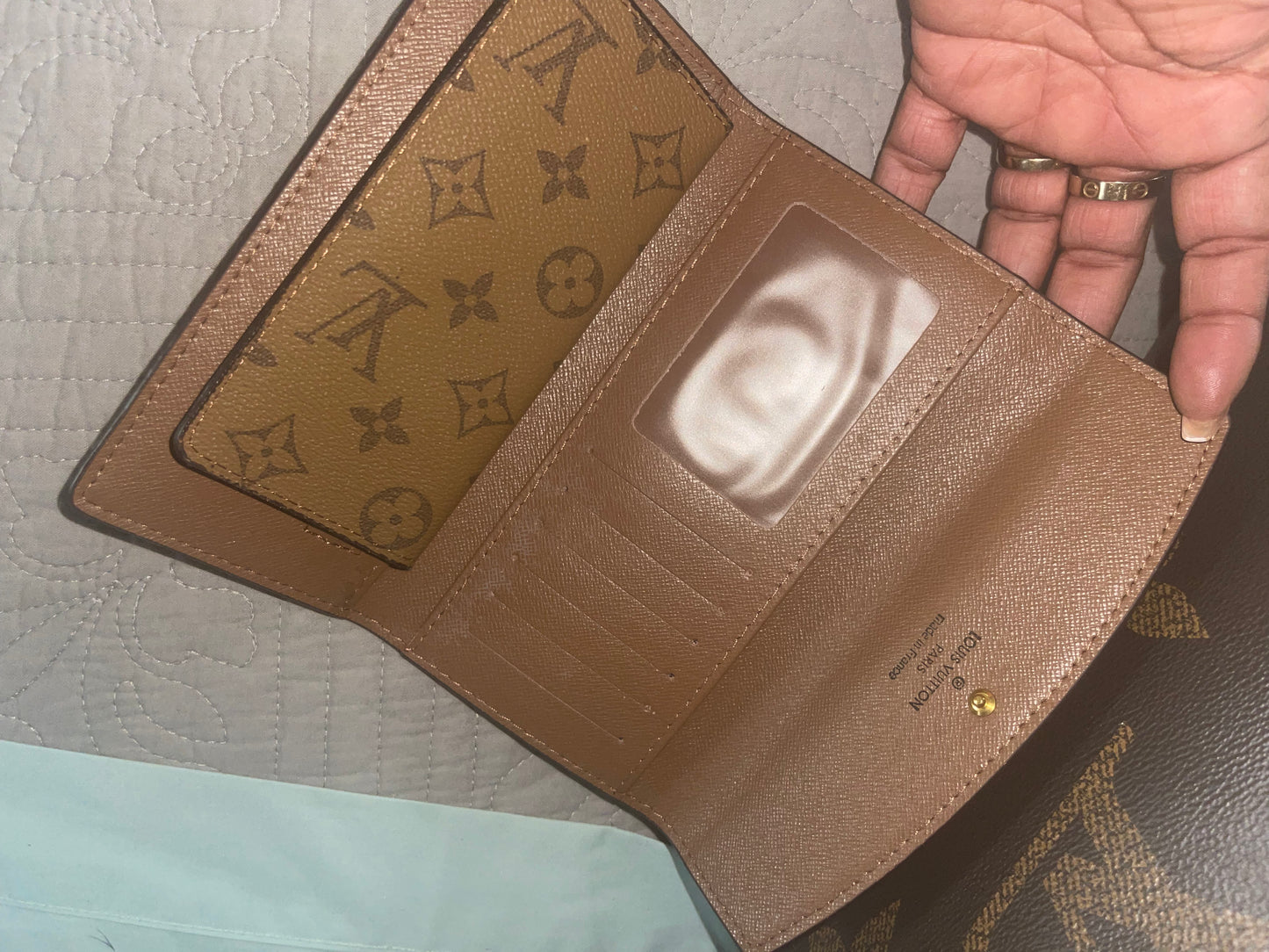 LV Mary J tote and wallet