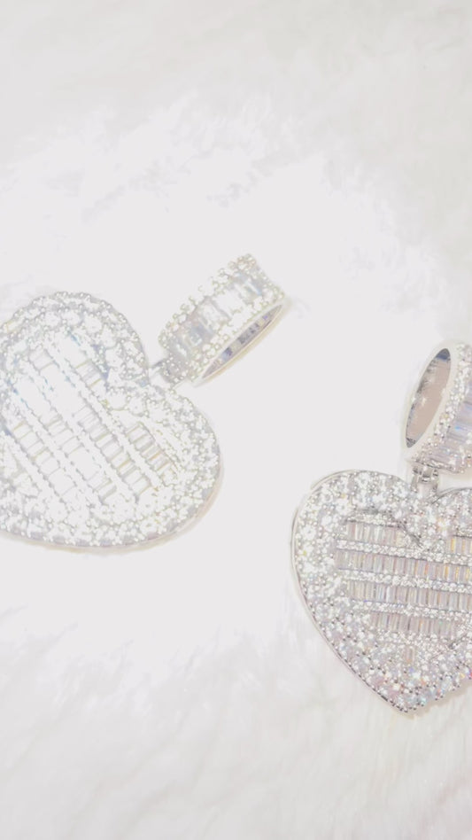 Blinged hip hop hearts